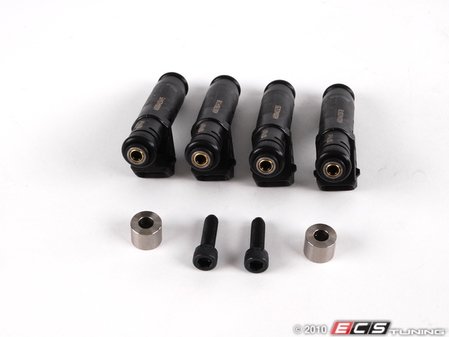 ES#252138 - INJG630-4 - 630cc Fuel Injectors - Set Of Four - (NO LONGER AVAILABLE) - Better injectors for bigger turbos. Includes fuel rail spacers - Siemens - 