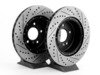 ES#3046850 - 010830ECS01KT2 - Performance Front & Rear Brake Service Kit - Featuring front and rear ECS 2-piece semi-floating cross drilled and slotted rotors, and ECS EP24 "Enthusiast Performance" brake pads. - Assembled By ECS - BMW