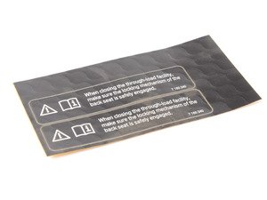 ES#184982 - 71217160340 - LABEL - Genuine BMW - BMW