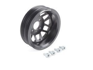 ES#2966353 - 002480ECS01BKT - Lightweight Crank Pulley with Hardware - Less rotational mass means more power - Assembled By ECS - Audi