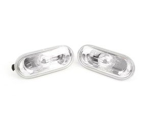 ES#205110 - 1j0998005 - Smooth Style Side Marker Set - Clear - (NO LONGER AVAILABLE) - Fender-mounted side markers - URO - 