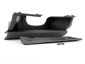 ES#2984784 - 51161186417KT2 - Driver Side Euro MINI Storage Partition / Parcel Shelf Full Kit - Left - Get the Euro look and extra space for your items, includes blind plate cover & rubber shelf insert - Genuine European Mini - MINI