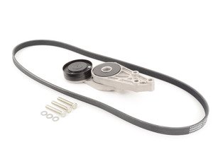 ES#2587005 - 058903133DKT1 - Accessory Belt Kit - Without Air Conditioning - Includes the tensioner, belt and hardware you need for an easy install - Assembled By ECS - Volkswagen