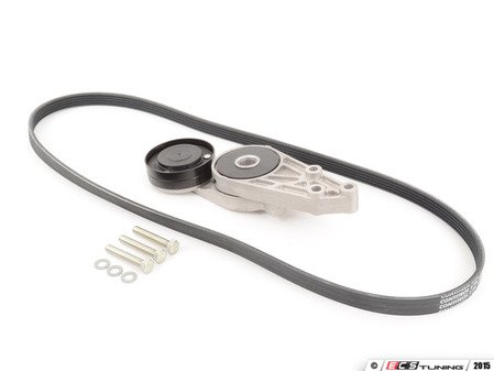 ES#2587005 - 058903133DKT1 - Accessory Belt Kit - Without Air Conditioning - Includes the tensioner, belt and hardware you need for an easy install - Assembled By ECS - Volkswagen