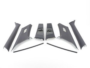 ES#2975881 - 51432699053KT - A-B-C Pillar Cover Kit - black - Includes left and right A, B, and C pillars - Genuine BMW - BMW