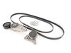 ES#2594390 - 058903133DKT3 - Accessory Belt Kit W/ Tensioners - Keep your accessories running properly with new tensioners and drive belts - Assembled By ECS - Audi
