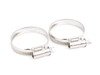 ES#2628164 - 06B103213GKT - Crankcase Breather Hose Kit - Includes the "L" & "T" shaped breather hoses, breather valve and adjustable clamps - Assembled By ECS - Audi