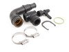ES#2628164 - 06B103213GKT - Crankcase Breather Hose Kit - Includes the "L" & "T" shaped breather hoses, breather valve and adjustable clamps - Assembled By ECS - Audi