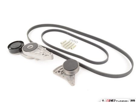 ES#2587002 - 58260511KT1 - Accessory Belt Kit - Includes Air Conditioning - All the tensioners, belts and hardware you need for your accessory system - Assembled By ECS - Volkswagen
