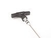ES#2966463 - 009387ECS01-02 - ECS Tuning Billet Engine Oil Dipstick - Black Anodized - A beautiful addition and durable upgrade for your engine - ECS - Volkswagen