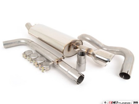ES#2828166 - SSXVW150 - 2.5" Cat-Back Exhaust System - Non-Resonated - Get that Exhaust tone you've been looking for, features 4" "GT100" style tip! - Milltek Sport - Volkswagen