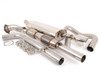 ES#2918113 - tbmk420ae1KT - Turbo Back Exhaust System - Non-Resonated - Get that Exhaust tone you've been looking for! Features 2.5" construction with single GT100 tip and a high flow cat. - Milltek Sport - Volkswagen