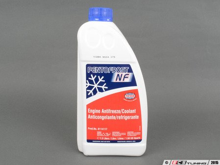 ES#1912 - AF G001100 - Anti-Freeze / Coolant - 1.5 Liter - Blue Pentofrost Antifreeze coolant in color. Meets VAG G11 and MB 325.0 standards. - Pentosin - Audi BMW Volkswagen Mercedes Benz MINI Porsche
