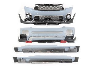 ES#2498917 - 51192154646 - JCW Style Aerodynamic Package II For Base With PDC Primed - Sold As Kit - (NO LONGER AVAILABLE) - Upgrade to the sporty MINI bumpers and side skirts - Genuine MINI - 