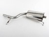 ES#2918091 - SSXAU515 - B7 A4 2.0T Cat-Back Exhaust System - Non-Resonated - 2.5" stainless steel with dual GT 100mm polished tips - Milltek Sport - Audi