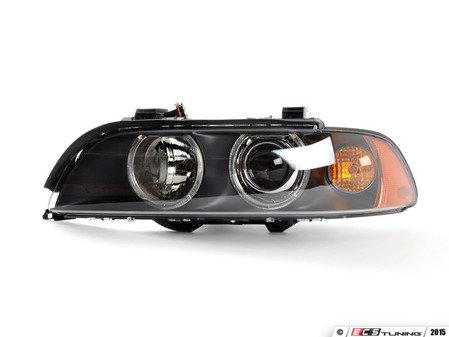 ES#172749 - 63126912433 - Xenon Headlight Assembly - Left - Xenon headlight assembly with angel eyes, comes with amber lens over indicator bulb - Genuine BMW - BMW