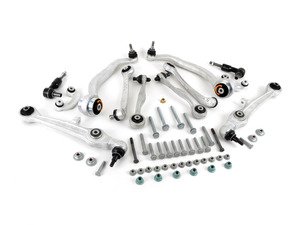 ES#2871397 - 4B3498998S1 -  Complete Front Control Arm Kit - Includes all front control arms and hardware - plus tie rod ends and sway bar end links! - Febi - Audi Volkswagen