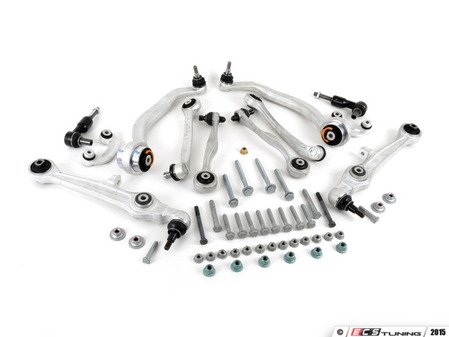 ES#2871397 - 4B3498998S1 -  Complete Front Control Arm Kit - Includes all front control arms and hardware - plus tie rod ends and sway bar end links! - Febi - Audi Volkswagen
