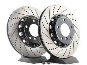2-Piece Lightweight Front Brake Rotors - Pair (325x25)