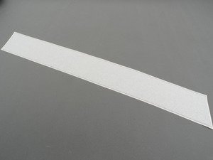 ES#2136596 - 51147281515 - Bonnet / Hood Stripe - Silver With Black Pinstripe - Left - Left side hood traditional decal stripe - Genuine MINI - MINI