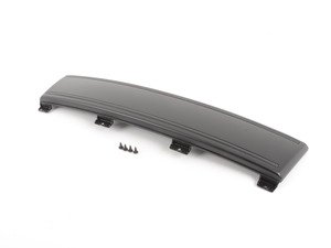 ES#2081107 - 8P4807287J3FZ - Front Plate Filler - Matte Black - (NO LONGER AVAILABLE) - Clean up the front end on your A3, fits all A3 grilles - Genuine Volkswagen Audi - 
