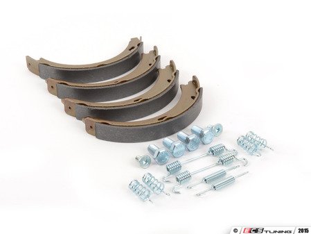 ES#2622561 - 1244200720 - Parking Brake Shoe Kit - Includes all hardware needed for installation - Vaico - Mercedes Benz
