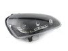 ES#2102249 - 82346 - LED Smoked Projector Headlight Set - (NO LONGER AVAILABLE) - With integrated Audi S6 style LED light bar - JOM - 