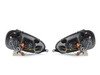 ES#2102249 - 82346 - LED Smoked Projector Headlight Set - (NO LONGER AVAILABLE) - With integrated Audi S6 style LED light bar - JOM - 
