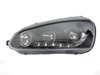 ES#2102249 - 82346 - LED Smoked Projector Headlight Set - (NO LONGER AVAILABLE) - With integrated Audi S6 style LED light bar - JOM - 