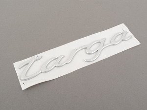 ES#1505665 - 99755923705 - "Targa" Emblem - Logo "Targa" in gorgeous matte chrome - Genuine Porsche - Porsche