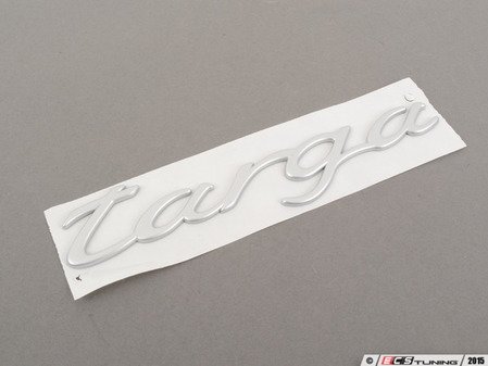 ES#1505665 - 99755923705 - "Targa" Emblem - Logo "Targa" in gorgeous matte chrome - Genuine Porsche - Porsche