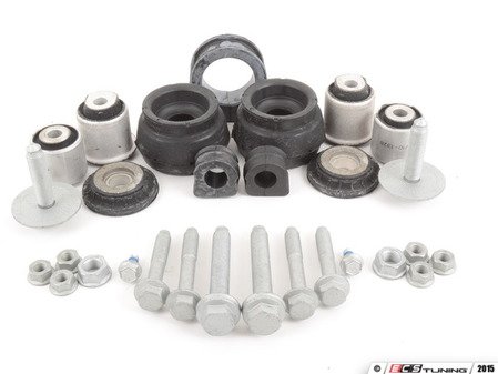 ES#2710703 - 8N0407181B - Front Suspension Refresh Kit -Stage 1 - (NO LONGER AVAILABLE) - All of the common bushings in the front suspension that wear out over time, along with all of the necessary hardware - Assembled By ECS - 