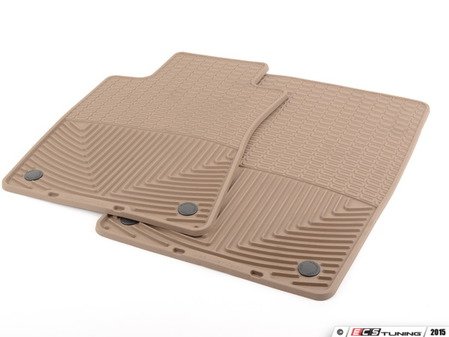 ES#2194927 - W37TN - Front All-Weather Floor Mats - Tan - All-weather protection to endure the harshest conditions - WeatherTech - Mercedes Benz