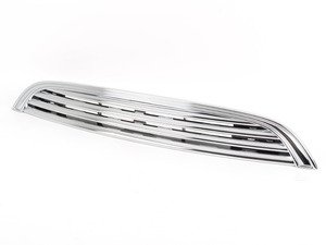 ES#4040180 - 51137026202 - Upper Grille Full Section Chrome With Indented Top - Priced Each - Chrome Line exterior add on - Bremmen Parts - MINI