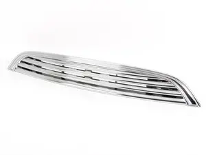 Upper Grille Full Section Chrome With Indented Top - Priced Each