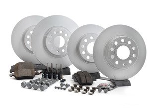 ES#2763669 - 1K0615301AAKT91 - Front & Rear Brake Service Kit (312x25/272x10) - Featuring genuine service parts - Genuine Volkswagen Audi - Volkswagen