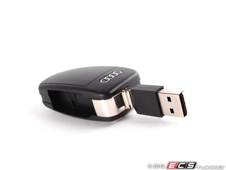 ES#1877557 - 8R0063827C - Audi USB Flash Drive - 4GB - (NO LONGER AVAILABLE) - Matches the latest Audi key fob, push button releases the USB connector - Genuine Volkswagen Audi - 
