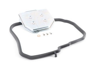 ES#2748121 - 2012710380KT2 - Automatic Transmission Filter And Gasket Kit - Includes transmission filter, oil pan gasket, oil filter mounting screws, and oil drain plug gasket - Assembled By ECS - Mercedes Benz