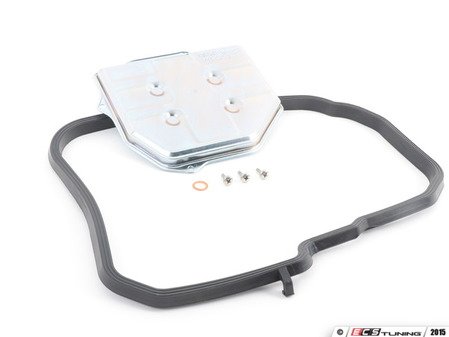 ES#2748121 - 2012710380KT2 - Automatic Transmission Filter And Gasket Kit - Includes transmission filter, oil pan gasket, oil filter mounting screws, and oil drain plug gasket - Assembled By ECS - Mercedes Benz