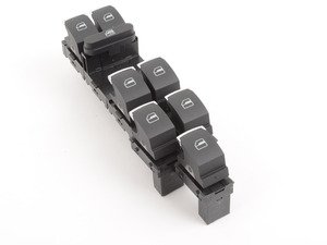 ES#2588443 - 1K4959857BREHKT2 - Window Switch Kit - 4 Door - Chrome - Add some class to your interior - Genuine Volkswagen Audi - Volkswagen
