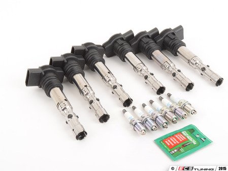 ES#2538702 - 06B905115R - Ignition Service Kit - Includes six Bremi coil packs and NGK spark plugs to service your ignition - Assembled By ECS - Audi