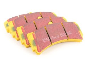 ES#520659 - DP4005R - Front YellowStuff Performance Brake Pad Set - EBC's premium sport street pad that offers high friction levels and heat fade resistance - EBC - Audi