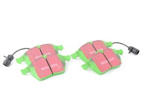 ES#517826 - DP2836 - GreenStuff Performance Brake Pads - Round Sensor - Mildly upgraded pad, great for an afternoon of sporty driving. Includes sensors. - EBC - Audi Volkswagen