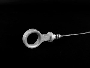 ES#2973130 - 009425ECS01-03 - Billet Aluminum Oil Dipstick - Silver - A beautiful addition and durable upgrade for your engine - ECS - BMW