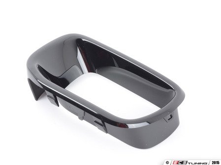 ES#2728785 - 51117337809 - Brake Air Duct Trim Black - Left  - Mounts to the front bumper brake duct - Genuine MINI - MINI
