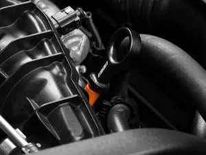  ECS Tuning Billet Engine Oil Dipstick - Black Anodized