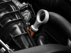  ECS Tuning Billet Engine Oil Dipstick - Silver Anodized