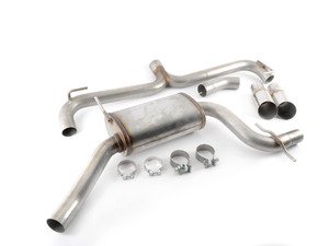 ES#2917730 - 17706GSS - MK6 GTI 2.0T 2.5" Cat-Back exhaust system - T304 stainless steel high flow cat-back exhaust system - Euro Sport Acc - Volkswagen