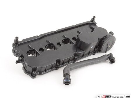 ES#2776762 - 07k103469lKT - Emissions service kit  - Service your PCV with a valve cover and PCV breather hose - Genuine Volkswagen Audi - Volkswagen
