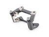 ES#450981 - 8K0615426A - Rear Caliper Carrier - Black - Right - Mounting bracket for the rear caliper. Includes pad retaining pin. - Genuine Volkswagen Audi - Audi